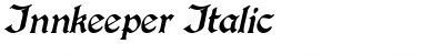 Innkeeper Italic Font