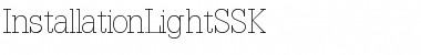InstallationLightSSK Font