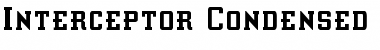 Interceptor Condensed Font