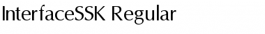 InterfaceSSK Regular Font
