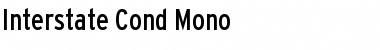 Interstate Cond Mono Regular Font