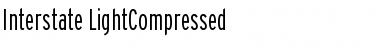 Interstate LightCompressed Font