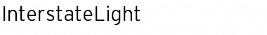 InterstateLight Regular Font
