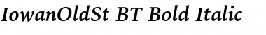 IowanOldSt BT Bold Italic