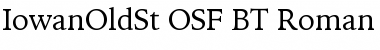 IowanOldSt OSF BT Font