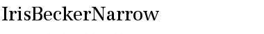 Download IrisBeckerNarrow Font