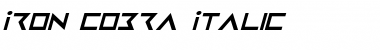 Iron Cobra Italic Font