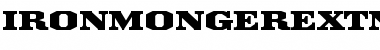 Ironmonger Font