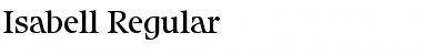 Isabell Regular Font