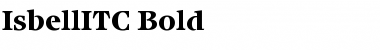 IsbellITC Bold Font