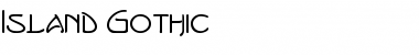 Island Gothic Regular Font