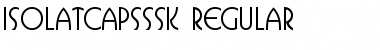 IsolatCapsSSK Regular Font