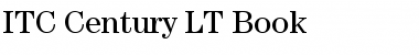 ITCCentury LT Book Regular Font