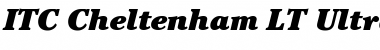Cheltenham LT Ultra Italic Font