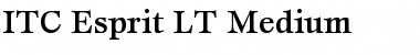 Esprit LT Medium Regular Font