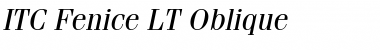 ITCFenice LT Regular Font