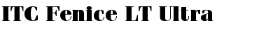ITCFenice LT Ultra Regular Font