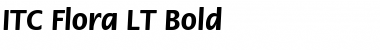Flora LT Medium Bold Italic