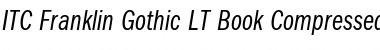ITCFranklinGothic LT BookCp Italic