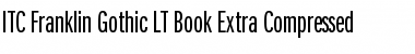 ITCFranklinGothic LT BookXCp Regular Font