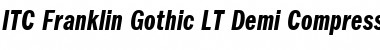 ITCFranklinGothic LT BookCp Bold Italic