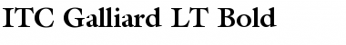 Galliard LT Bold Font