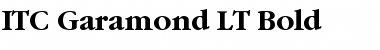 Garamond LT Bold Font
