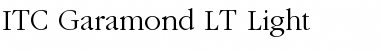 Garamond LT Regular Font