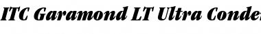 Garamond LT UltraCondensed Italic