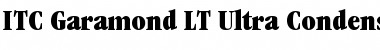 Garamond LT UltraCondensed Font