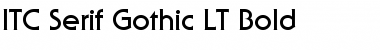 SerifGothic LT Bold Font