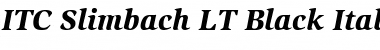 Slimbach LT Black Font