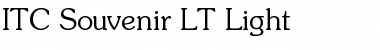 Souvenir LT Regular Font