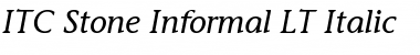 StoneInformal LT Font