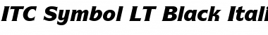 Symbol LT Black Italic