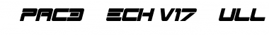 Spac3 - Tech v17 - Italic Italic Font