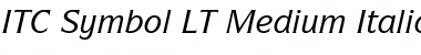Symbol LT Medium Italic