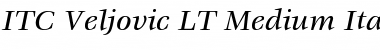 Veljovic LT Medium Font