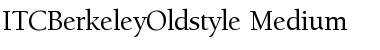 ITCBerkeleyOldstyle-Medium Font