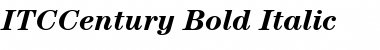 ITCCentury BoldItalic Font