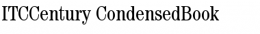 ITCCentury-CondensedBook Font