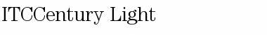 ITCCentury-Light Light Font