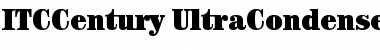 ITCCentury-UltraCondensed Roman Font