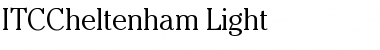 ITCCheltenham-Light Light Font