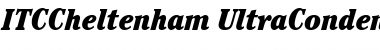 ITCCheltenham-UltraCondensed RomanItalic Font