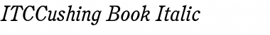 ITCCushing-Book BookItalic