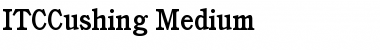 ITCCushing-Medium Medium Font