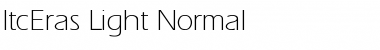 ItcEras-Light-Normal Regular Font