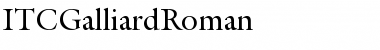ITCGalliardRoman Roman Font