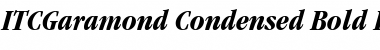 ITCGaramond-Condensed BoldItalic Font